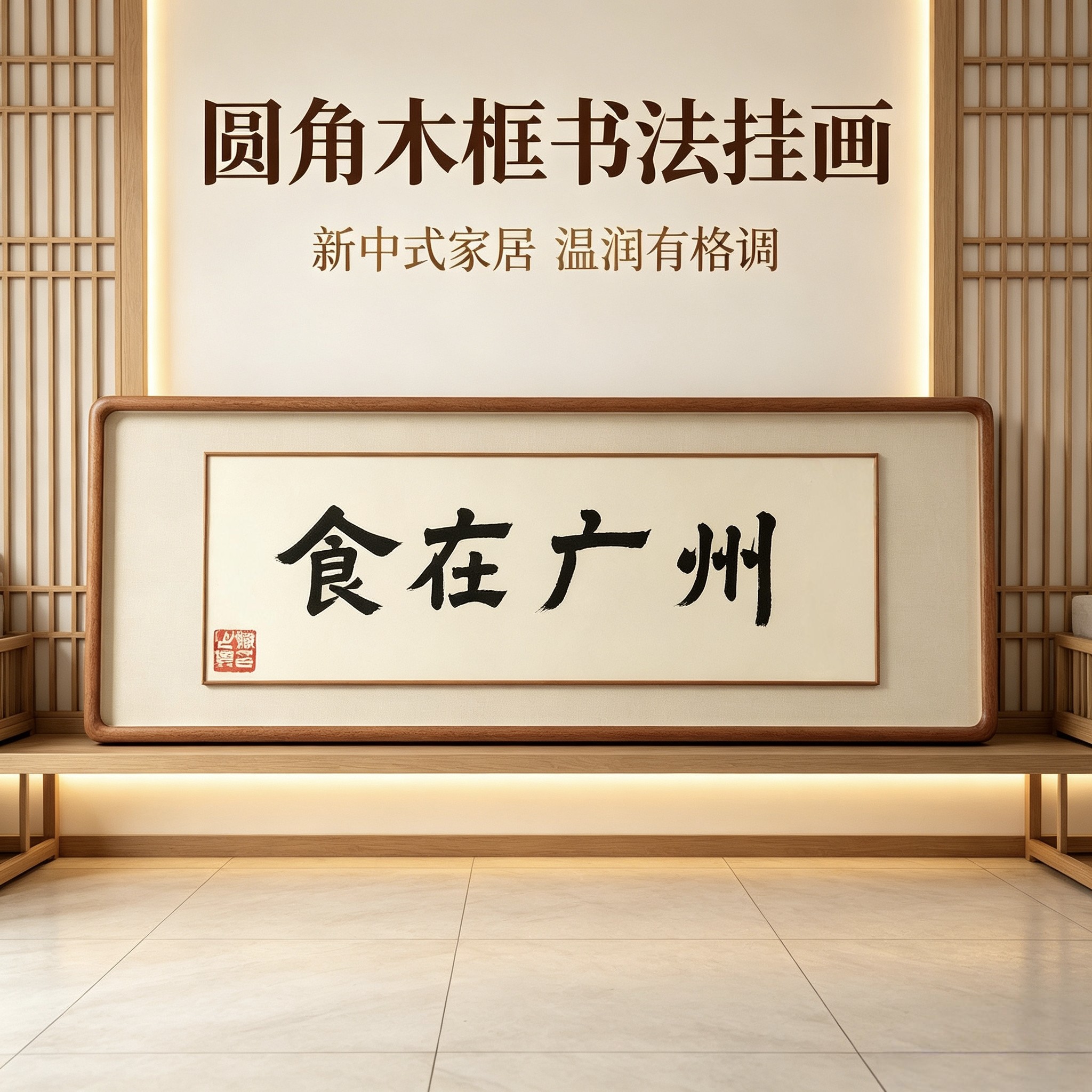 实木圆角画框可定制唐卡装裱国画相框/画框