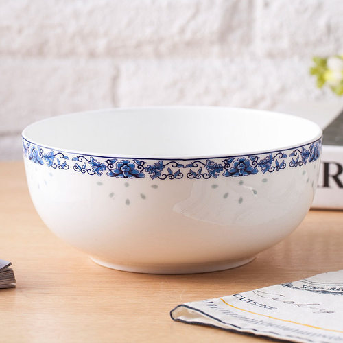 7寸大碗汤碗8寸大汤碗青花瓷家用