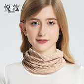 2025秋冬新款 护颈保暖小脖套 真丝羊绒围脖女套头假领子桑蚕丝薄款