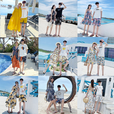 三亚泰国旅游不一样的情侣套装夏装连衣裙沙滩海边度假你衣我裙ql