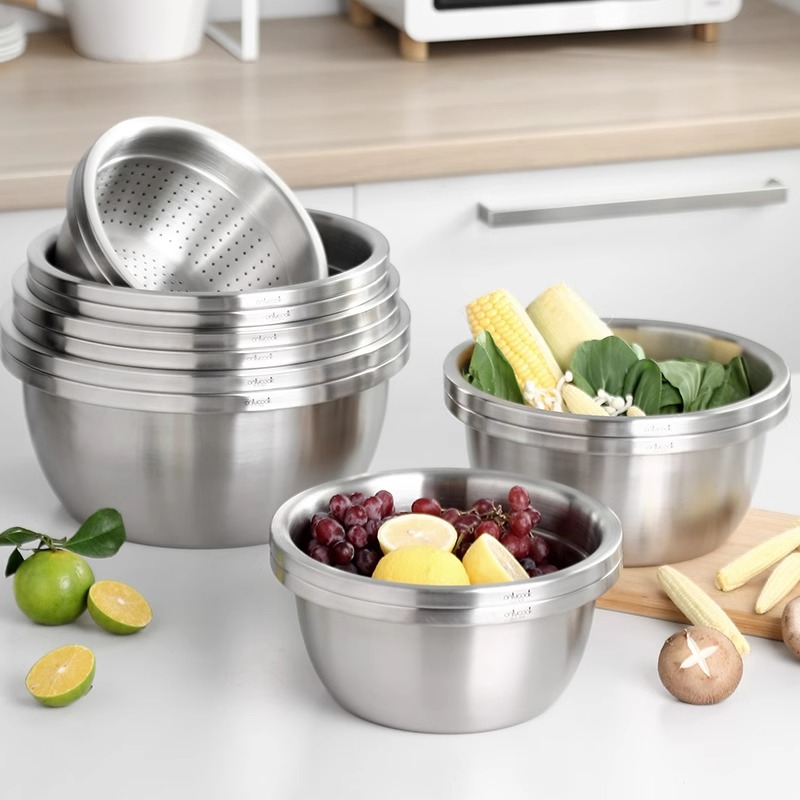 onlycook家用加厚304不锈钢套盆