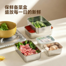 onlycook家用不锈钢备菜盘火锅配菜盘托盘料理盘子保鲜盒深盘餐具