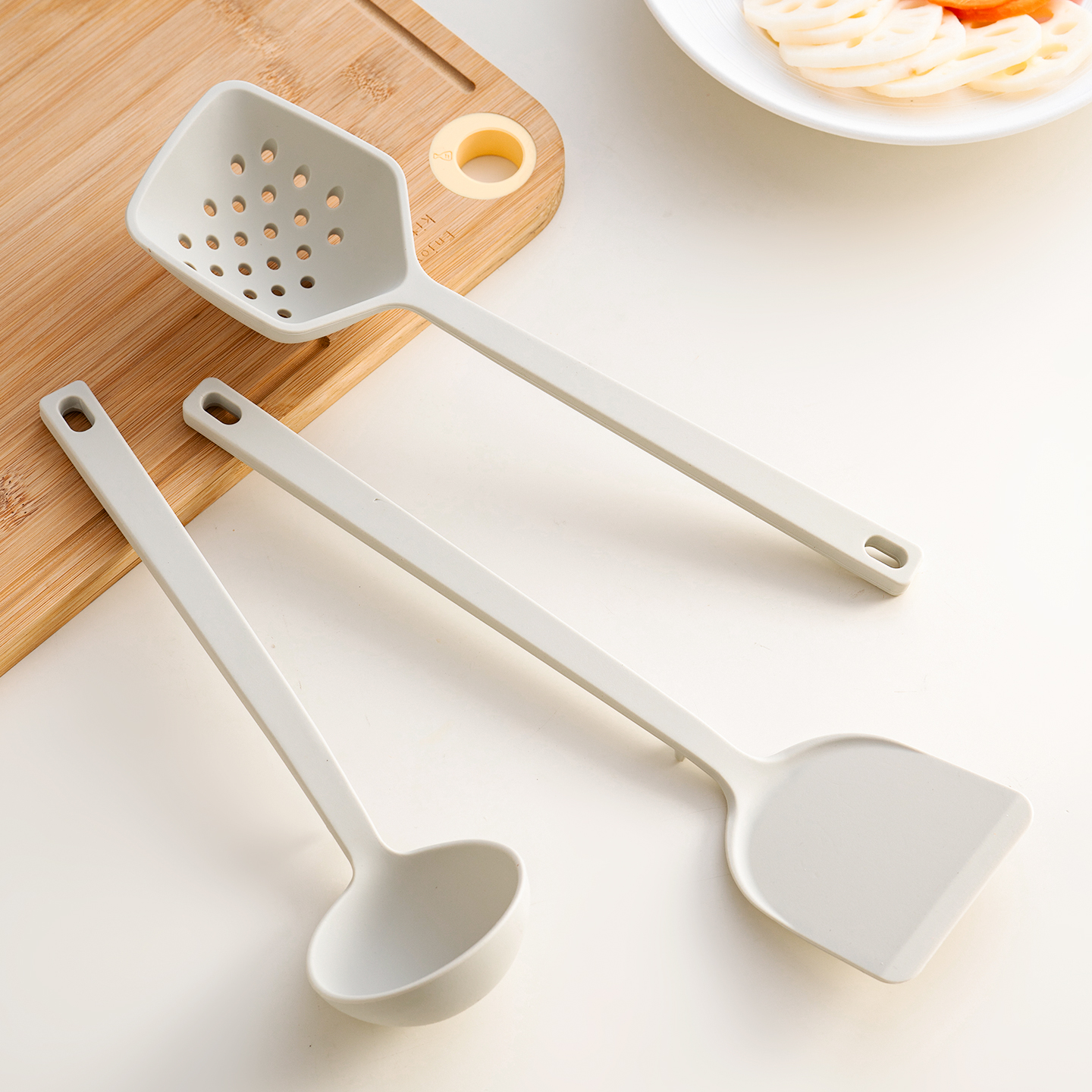 onlycook食品级硅胶锅铲汤勺漏勺