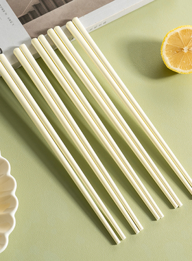 onlycook新骨瓷筷子家用高档陶瓷可高温消毒筷子洗碗机用餐具公筷