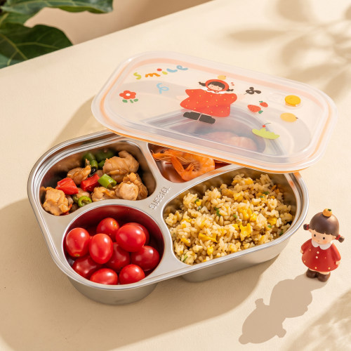 onlycook食品级316L不锈钢饭盒