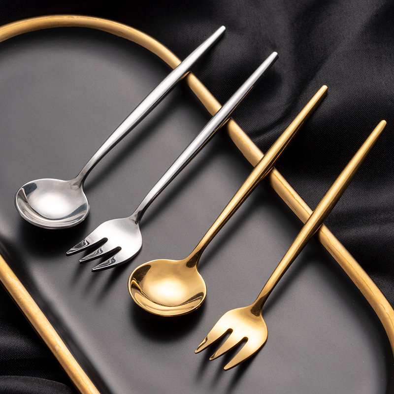 onlycook304不锈钢水果叉勺套装