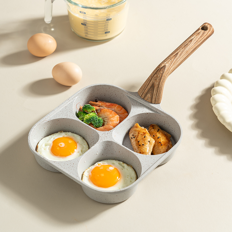 onlycook四孔早餐锅汉堡锅