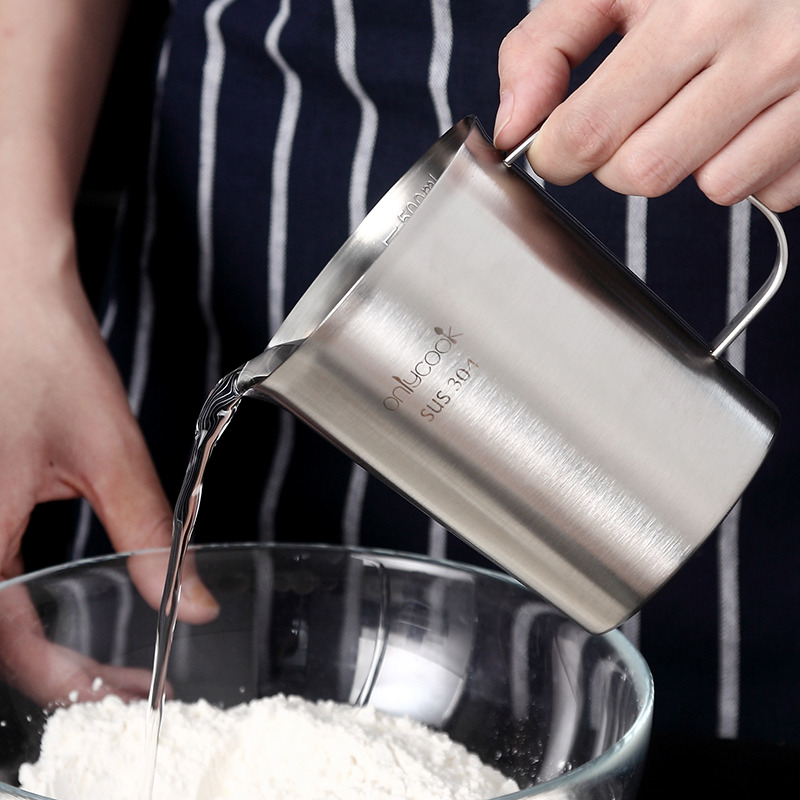 onlycook不锈钢厨房烘焙工具量杯