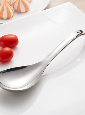 onlycook 304不锈钢勺子电饭煲饭勺公勺盛汤分餐勺分菜勺米饭饭铲