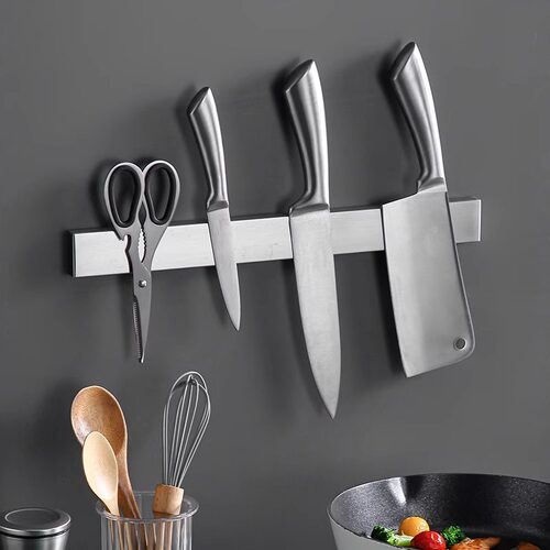 onlycook不锈钢刀架吸铁石壁挂式