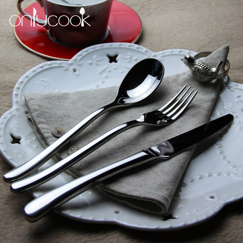 onlycook高级不锈钢刀叉套装