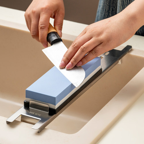 加厚白刚玉材质 双面不同精细度