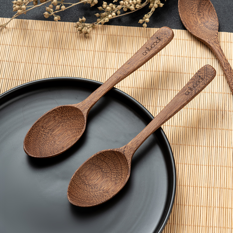 onlycook汤勺日式儿童木质餐具