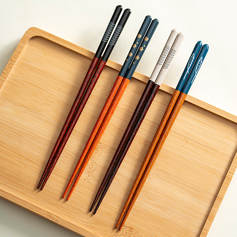 onlycook可机洗日式筷子套装原木