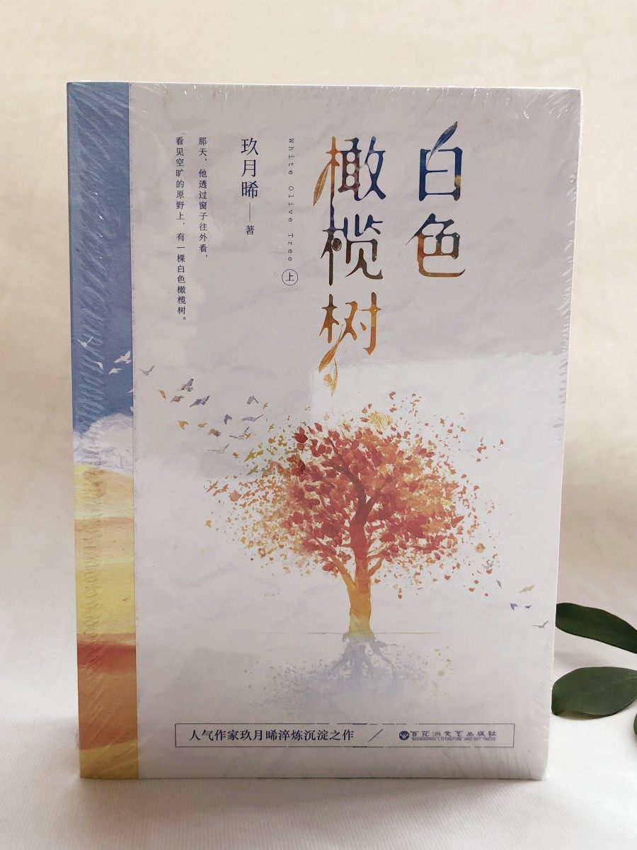 正版库存白色橄榄树玖月晞百花洲文艺出版社