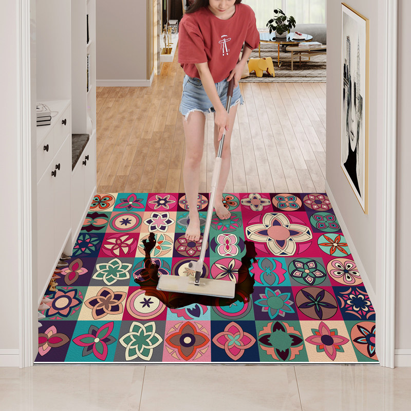 进门地垫家用入户门脚垫 防水可擦免洗PVC皮革垫子卧室卫生间门垫,居家布艺,家用脚垫,淘宝优惠券,粉丝福利购,淘宝优惠卷