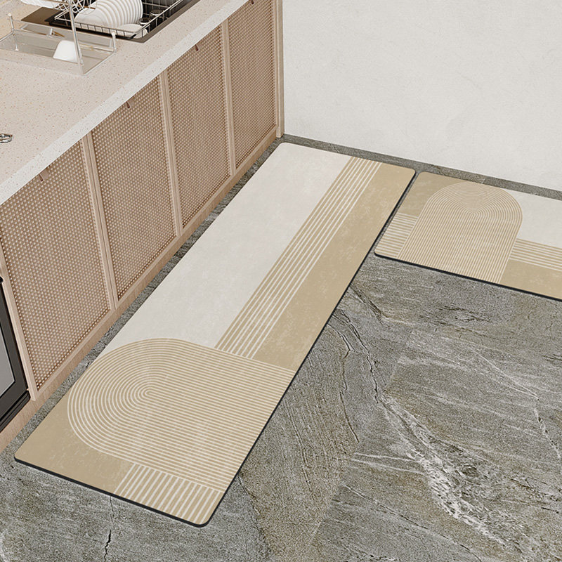 厨房地垫防油防滑脚垫子软硅藻泥吸水家用长条耐脏可擦免清洗地毯,居家布艺,家用脚垫,淘宝优惠券,粉丝福利购,淘宝优惠卷