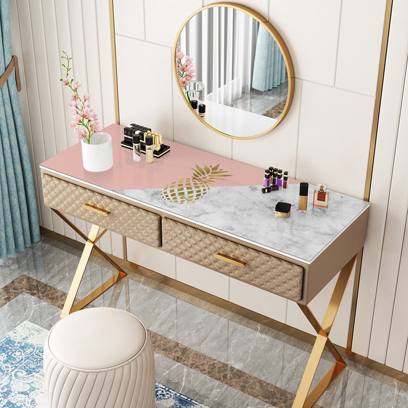 化妆台网红ins风防水防油软玻璃