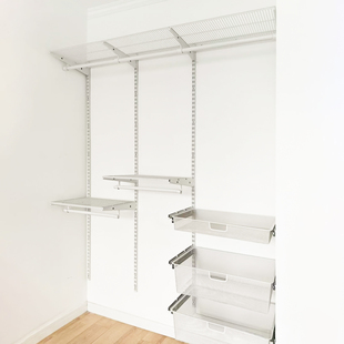 衣帽间800库 步入式 开放式 金属衣柜现代简约定制组装