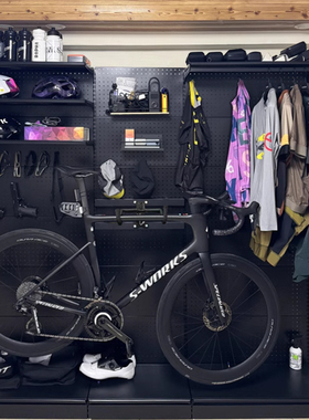 洞洞板自行车挂架小红书同款落地式室内展示悬挂架铝公路车架家用