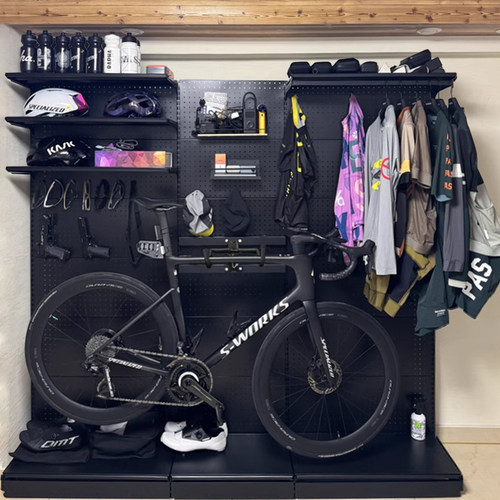 自行车挂架洞洞板简约可拆卸