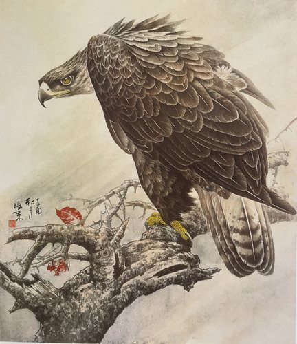 工笔画底稿白描打印稿毛笔宣纸