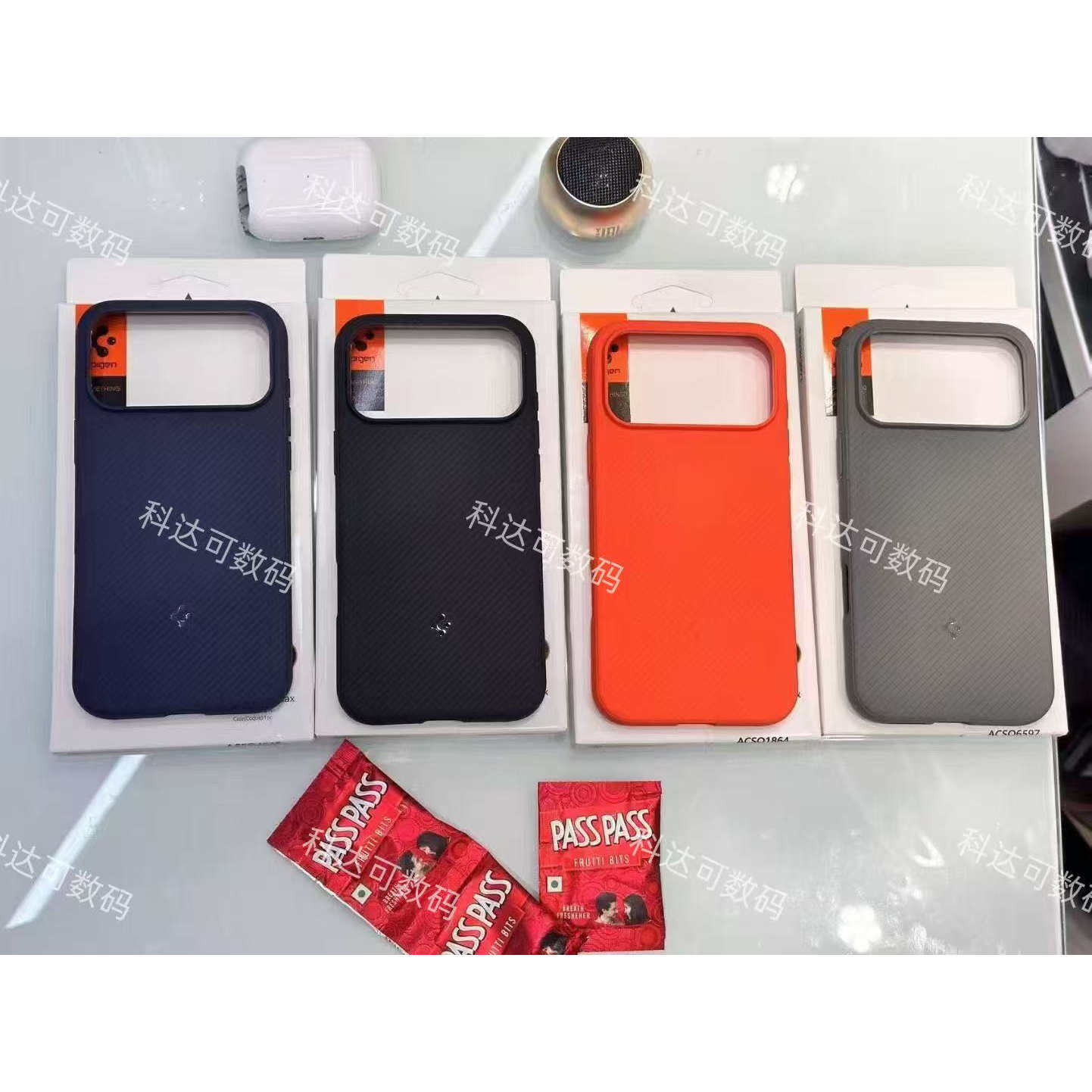 Spigen适用苹果iPhone17/17AIR/17PRO/17ProMax手机壳MagSafe磁吸保护套全包防摔马格纹硅胶软壳