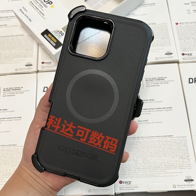 otterbox防御者系列适用于苹果iPhone16/15/14/13/12/11promax手机壳防摔保护套16/15/14plus支架