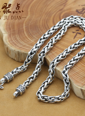 特价s925潮流麻绳男朋友马鞭链