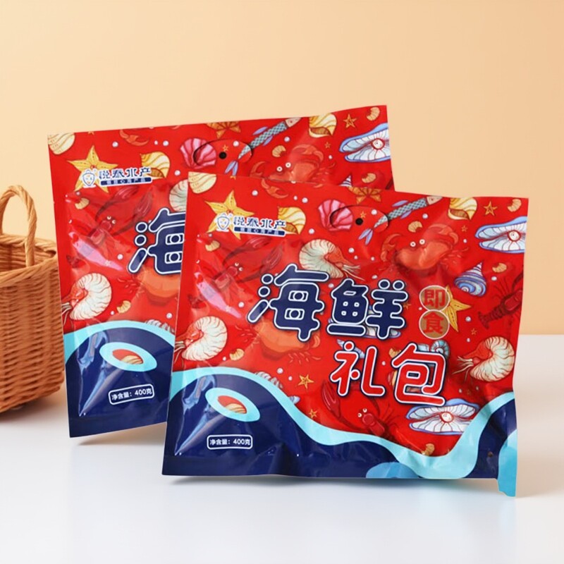 品质山东烟台特产零食美味鲜香正品悦泰海鲜礼包400克馈赠礼袋