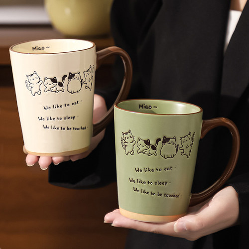 【新品上市】可爱猫猫咖啡杯