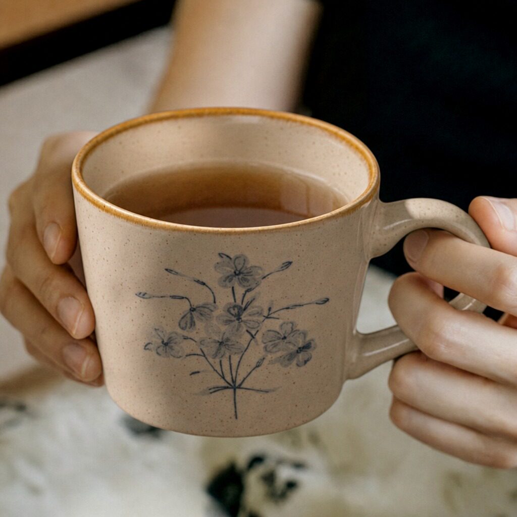 复古绝美咖啡杯陶瓷马克杯水杯女士个人专用杯子高档精致拿铁杯