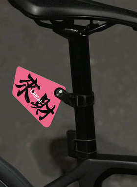 自行车破风牌公路车装饰小物件亚克力牌山地车尾牌尾部挂件标识牌
