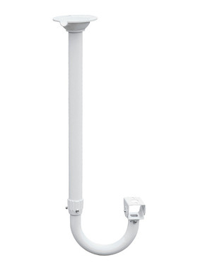 U型监控摄像头枪机伸缩全铝合加长杆吸顶吊装支架30.60cm 150-3米
