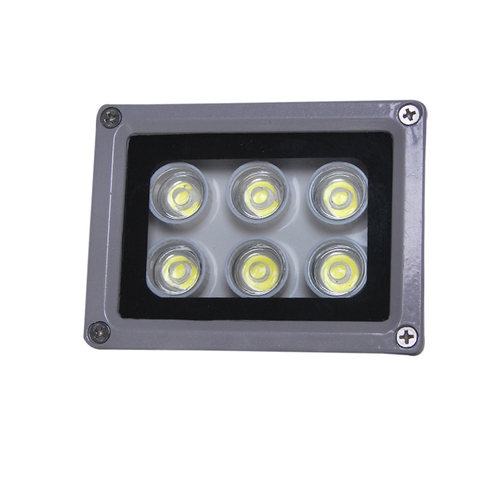 12v监控辅材LED白光灯辅助灯照车牌摄像头自动感应补光高亮度led