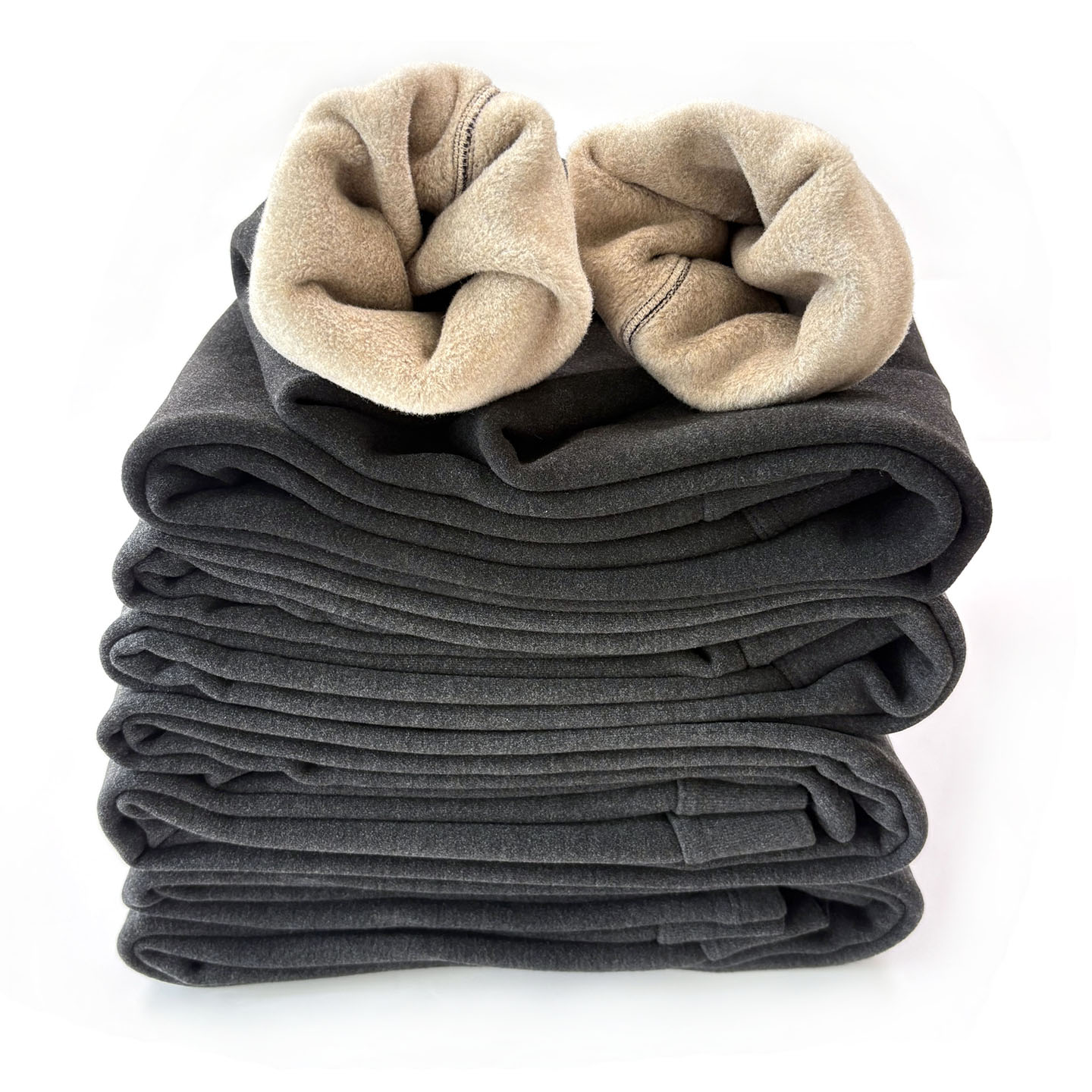 秋冬新品男士蚕丝山羊绒加厚保暖裤双面德绒磨毛高腰抗寒打底棉裤