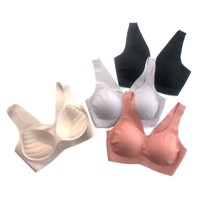 美背女聚拢无钢圈文胸无痕内衣