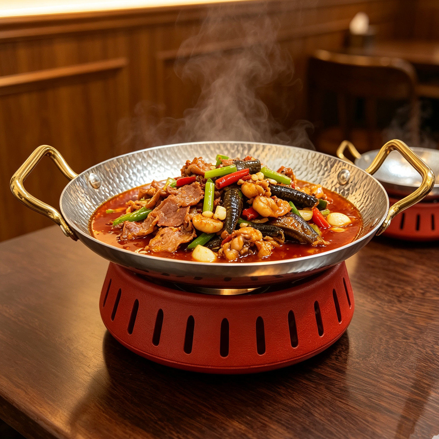 冒菜麻辣烫单人小锅菜酒精炉火锅