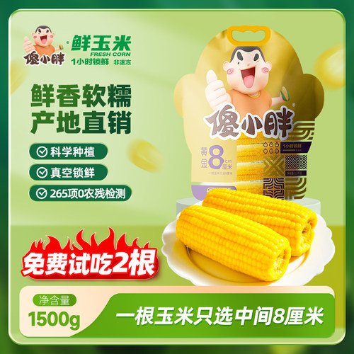 傻小胖1小时锁鲜黄糯玉米