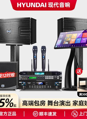 现代家庭KTV音响套装卡拉OK机家