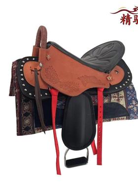 马鞍护腿 马护腿 鞍具配件 骑马防磨护腿 革护腿 马鞍子马具