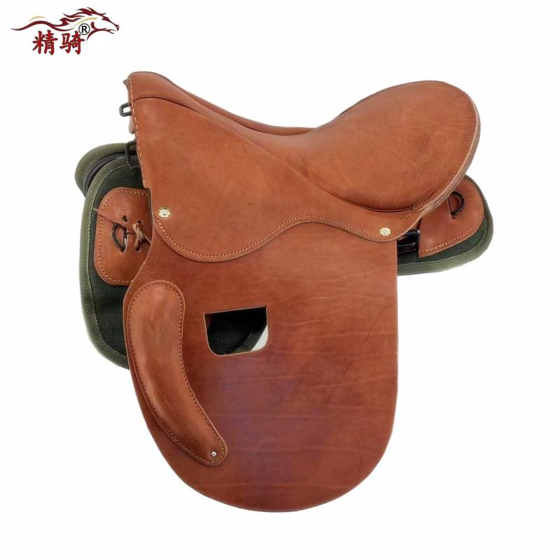 军鞍牛皮马鞍全套马具厂家可定做