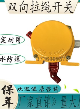 DPLS-II DPLS-11双向拉绳开关手自一体皮带机拉线急停保护装置