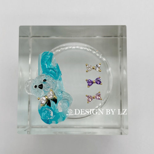 6月新品彩钻lz0002蝴蝶结