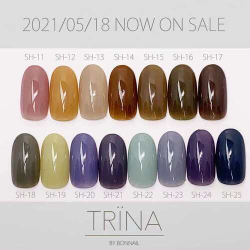 日本mayu老师新宠日本原装人气凝胶TRINA SH11~SH25 U3美甲