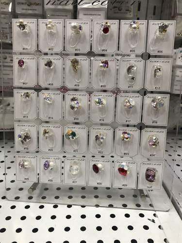 美甲展板竖立放置展示沙龙双面胶