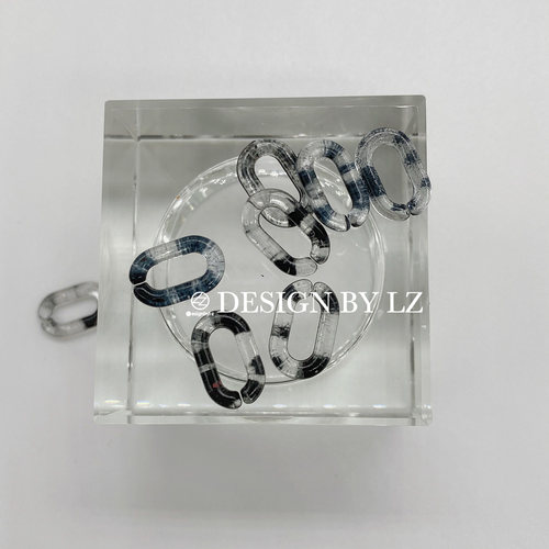 LZ6月新品美甲饰品 三色果冻圈  U3美甲 LZ0002