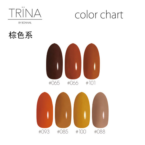 日本凝胶棕色系美甲光疗胶