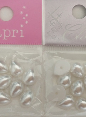 进口日系美甲饰品Capri/Clou水滴形白色珍珠 U3美甲日式美甲产品