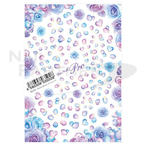 进口Sha-nail玫瑰花瓣美甲贴纸 FBZ-002